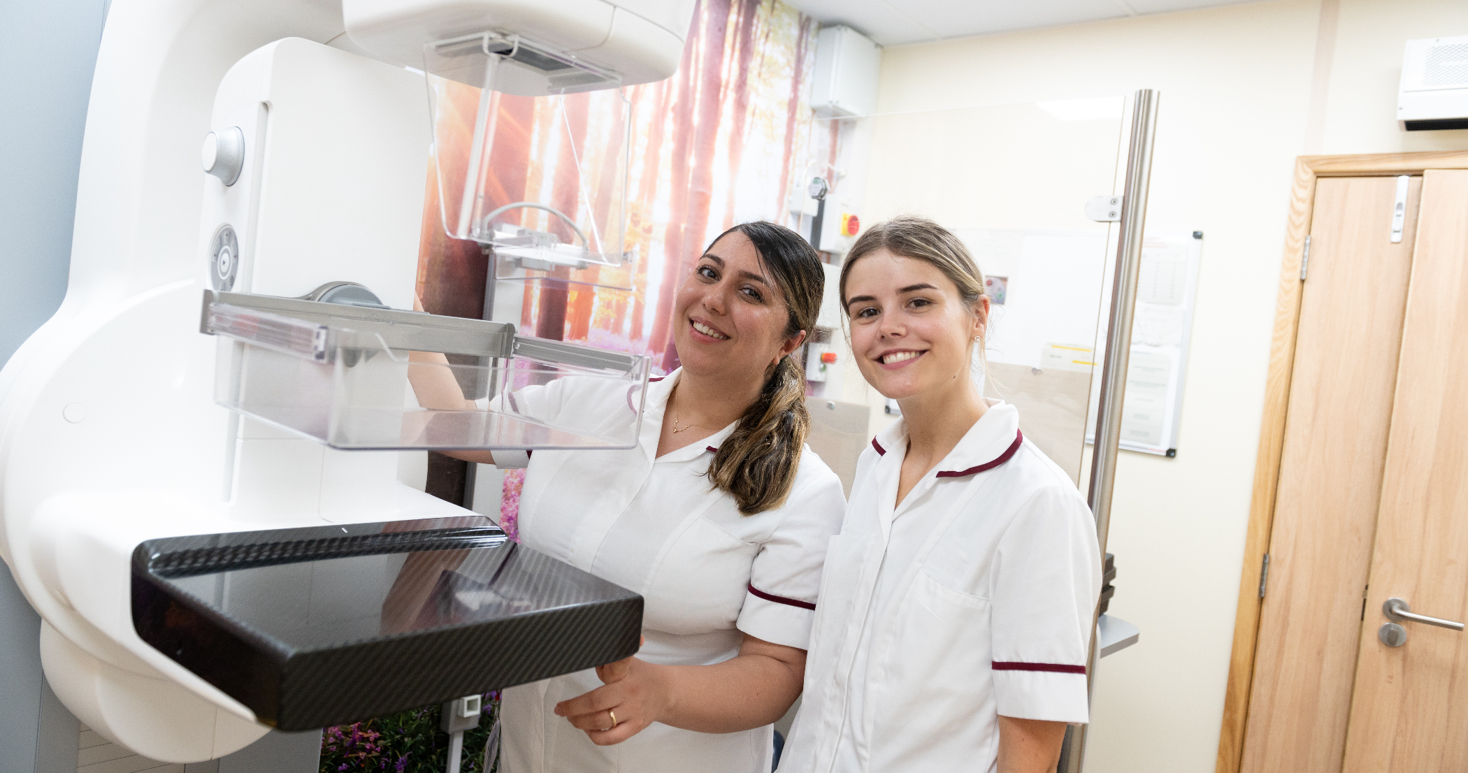 Mammographers Tiahna Bennett and Jeiran Hajivandi.jpg